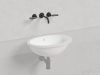 Раковина из искусственного камня S-Stone Salini MAREA 1101209M 60х40 встраиваемая цвет белый без отверстий под смеситель